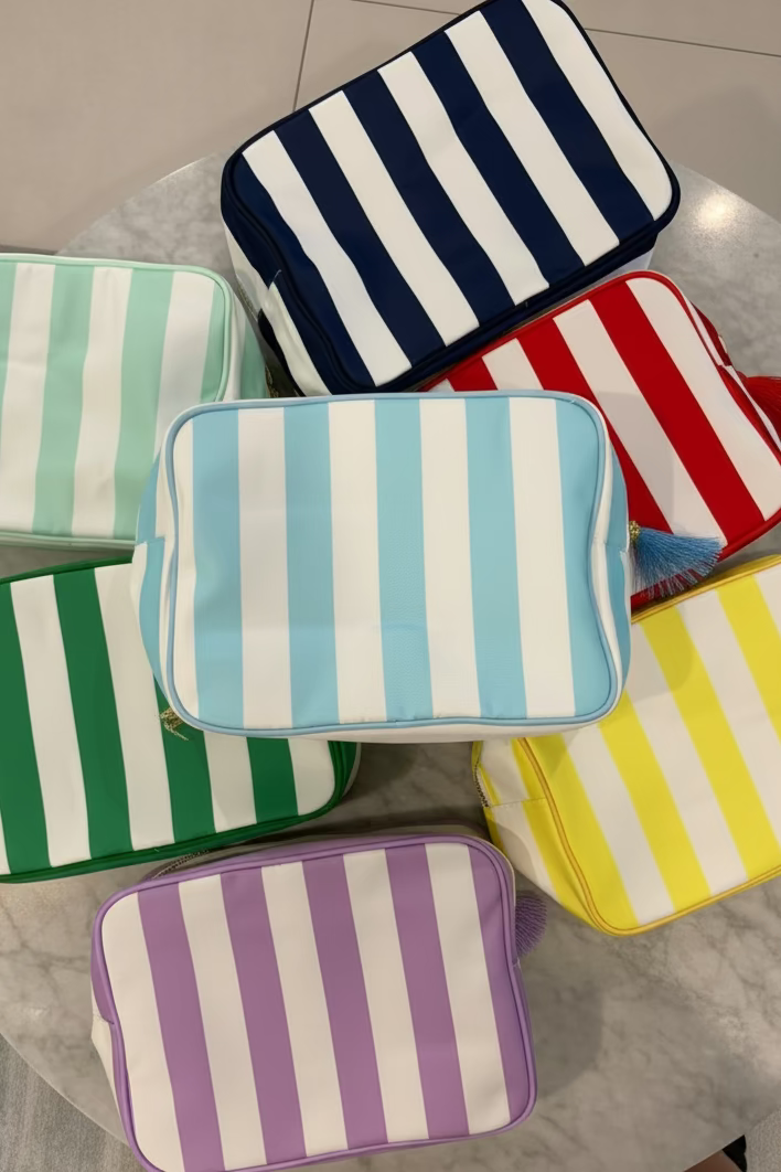 BIG stripe pouch